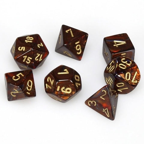 Dice: Chessex - Scarab - Poly Set (x7)