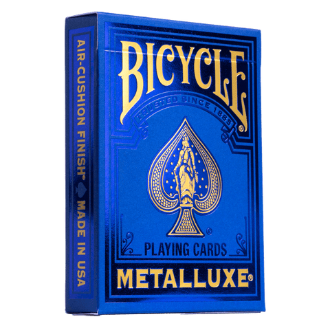 Bicycle Playing Cards Metalluxe Blue