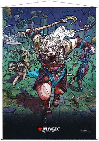 Ultra Pro MTG: Ajani - Stained Glass Wall Scroll