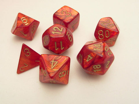 Dice: Chessex - Scarab - Poly Set (x7)
