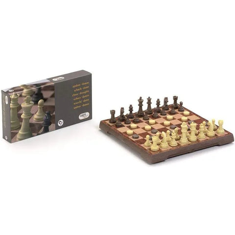 Chess & Checkers: Cayro - Magnetic Plastic (Medium)