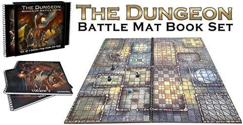 RPG Battle Maps: Book - The Dungeon