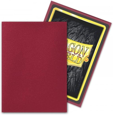 Sleeves: Dragon Shield - Standard - Matte (x100) - Blood Red