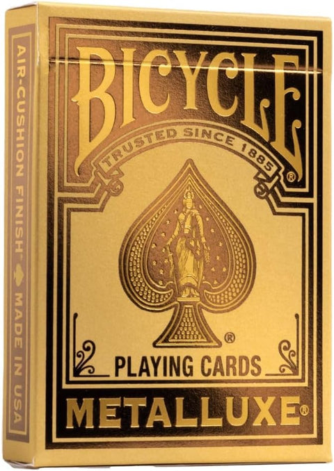 Bicycle Playing Cards Metalluxe Gold