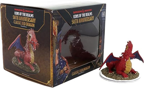 D&D Icons of the Realms: 50th Anniversary - Classic Red Dragon Boxed Miniature (Set 31) - EN