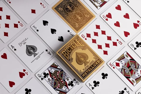 Bicycle Playing Cards Metalluxe Gold