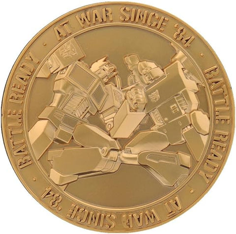 Transformers 40th Anniversary 24k Gold Plated Coin