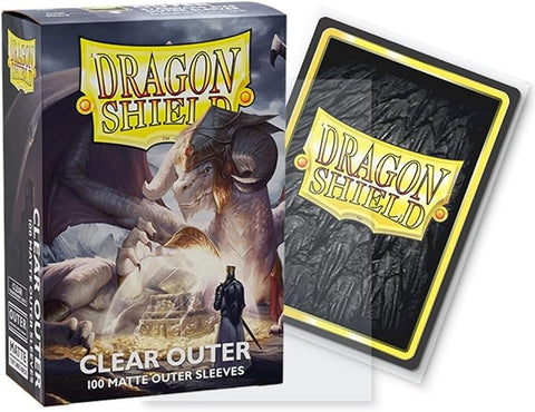 Sleeves: Dragon Shield - Standard - Outer Sleeves (x100) - Matte Clear Color: Clear