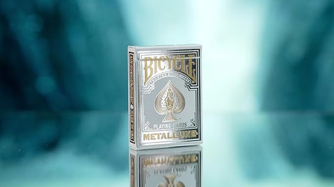 Bicycle Playing Cards Metalluxe Silver