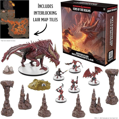 D&D Icons of the Realms: Adventure in a Box - Red Dragon's Lair - EN