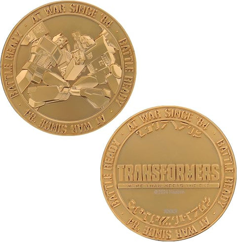 Transformers 40th Anniversary 24k Gold Plated Coin