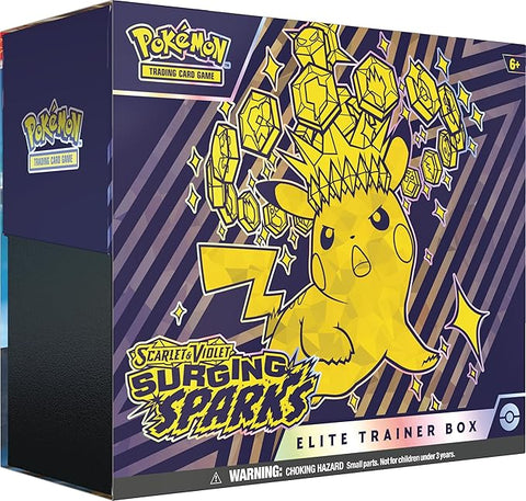 Pokemon Scarlet and Violet Surging Sparks Elite Trainer Box