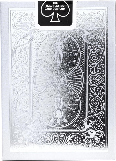 Bicycle Playing Cards Metalluxe Silver