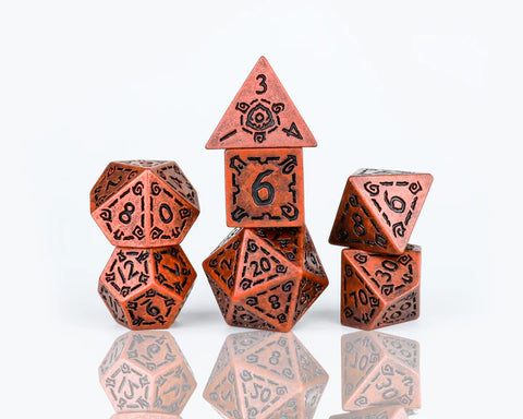 Sirius Dice - Dice Set - Illusory Metal Copper