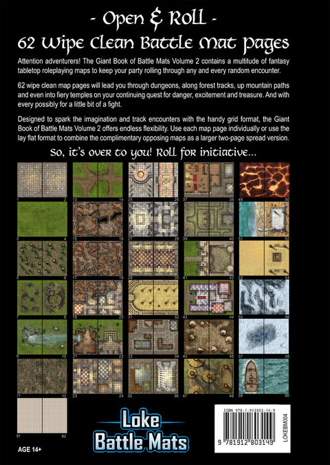 RPG Battle Mats: Giant Book of Battle Mats - Vol. 2
