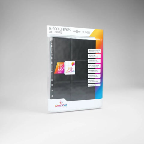 Card Pages: Gamegenic - Side-loading - 18-Pocket (x10)