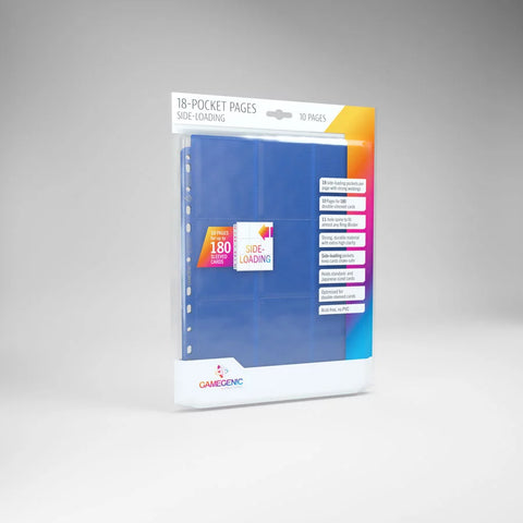 Card Pages: Gamegenic - Side-loading - 18-Pocket (x10)