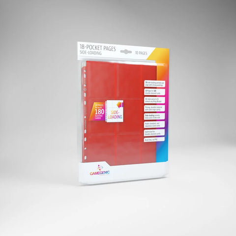 Card Pages: Gamegenic - Side-loading - 18-Pocket (x10)