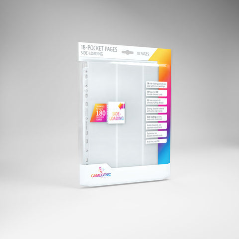 Card Pages: Gamegenic - Side-loading - 18-Pocket (x10)