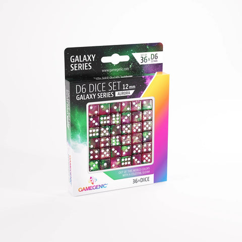 Dice: Gamegenic - Galaxy Series- D6 12mm (x36)