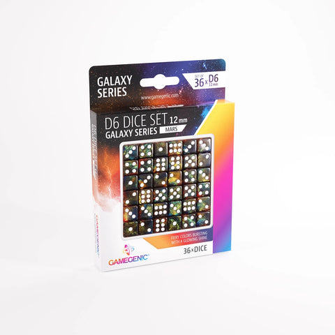 Dice: Gamegenic - Galaxy Series- D6 12mm (x36)