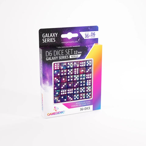 Dice: Gamegenic - Galaxy Series- D6 12mm (x36)