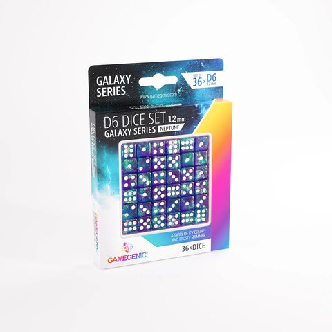 Dice: Gamegenic - Galaxy Series- D6 12mm (x36)