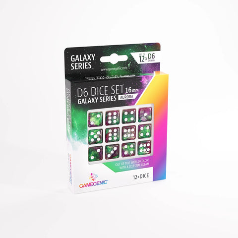 Dice: Gamegenic - Galaxy Series -D6 16mm (x12)