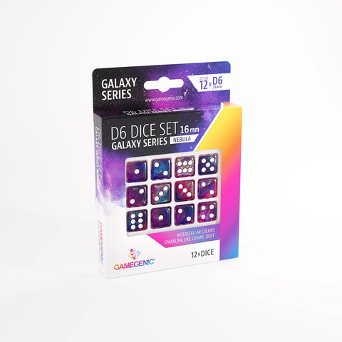 Dice: Gamegenic - Galaxy Series -D6 16mm (x12)