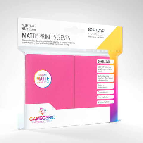 Sleeves: Gamegenic - Matte Prime (66 x 91 mm) (x100)