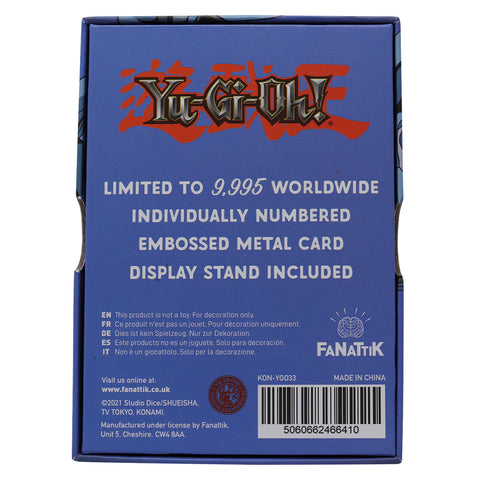 Yu-Gi-Oh! Blue Eyes Toon Dragon Limited Edition Metal Card