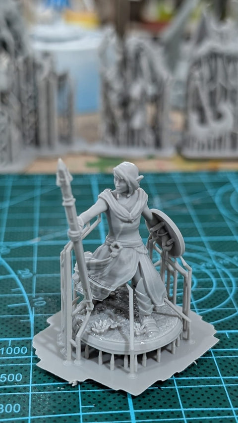 Custom Printed Miniature (32mm) Unpainted