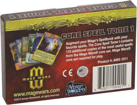 Mage Wars Arena Old Core Spell Tome 1
