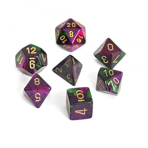 Dice: Chessex - Gemini - Poly Set (x7)