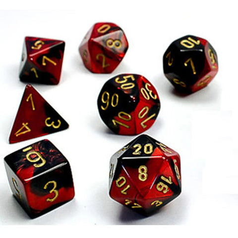 Dice: Chessex - Gemini - Poly Set (x7)