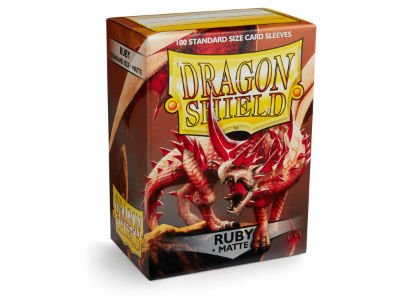 Sleeves: Dragon Shield - Ruby Matte
