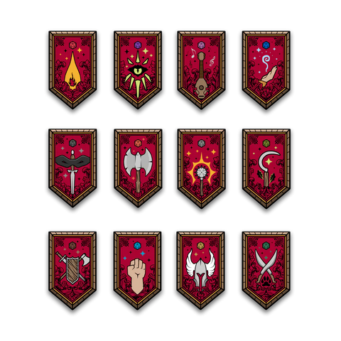 Pinfinity D&D Class Pin Set