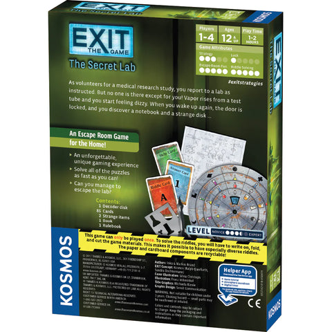 Exit The Game: The Secret Lab