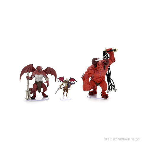 D&D Icons of the Realms Miniatures: Archdevils - Hutijin, Moloch, Titivilus - EN