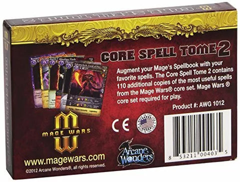 Mage Wars Arena Old Core Spell Tome 2