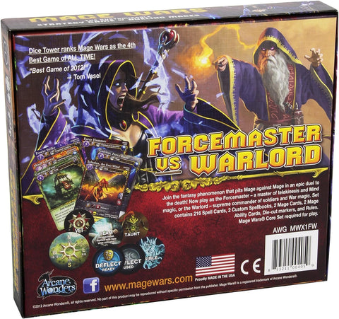 Mage Wars Arena: Forcemaster vs Warlord