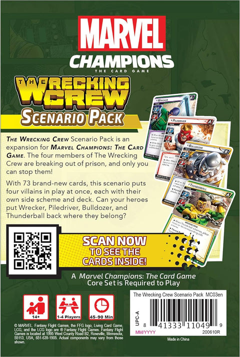 Marvel Champions: The Wrecking Crew Scenario Pack