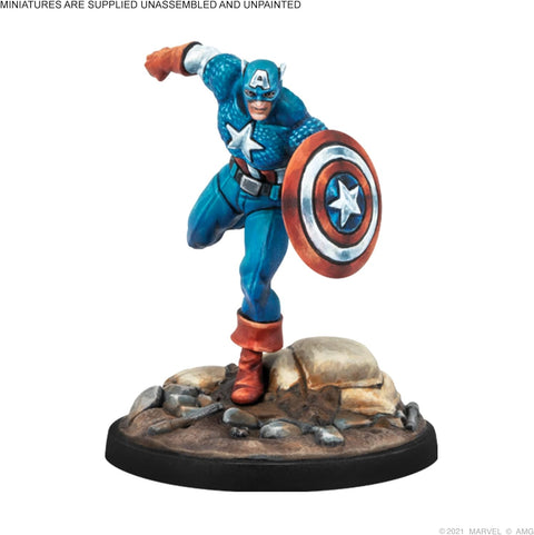Marvel Crisis Protocol: Captain America & The Original Human Torch