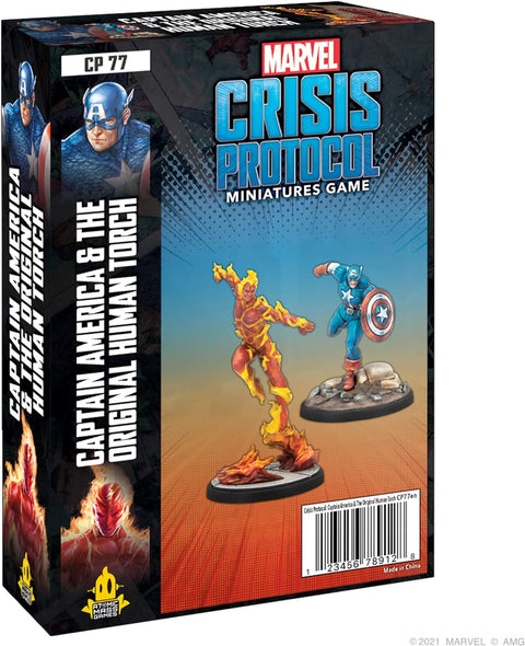 Marvel Crisis Protocol: Captain America & The Original Human Torch
