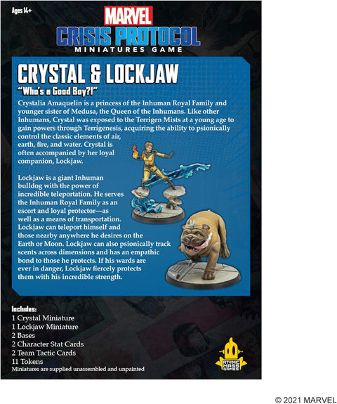 Marvel: Crisis Protocol: Crystal & Lockjaw