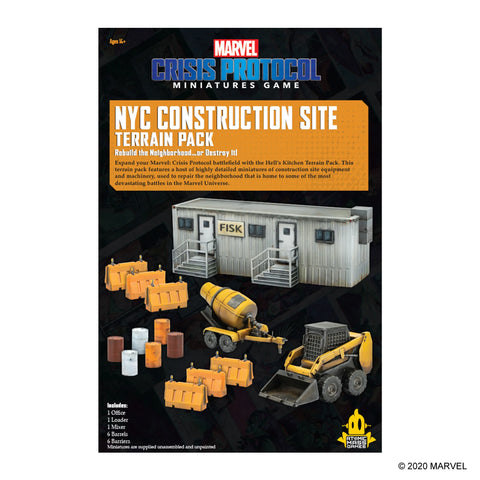 Marvel Crisis Protocol: NYC Construction Site Terrain
