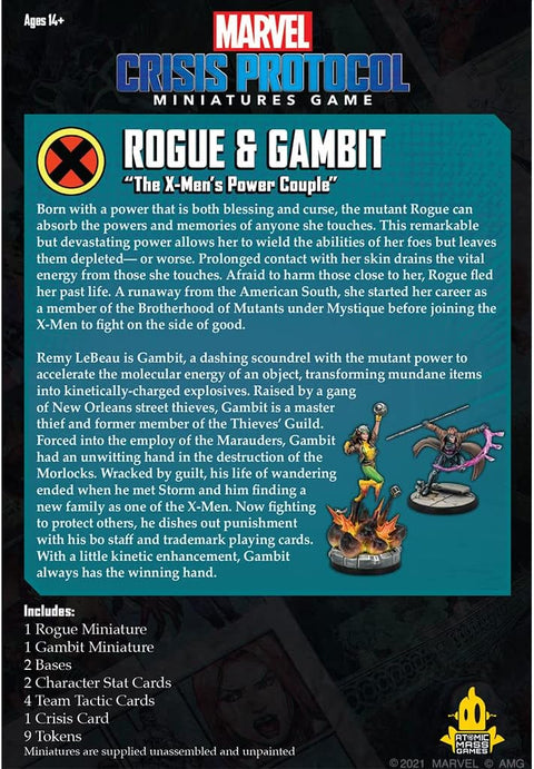 Marvel Crisis Protocol: Gambit & Rouge