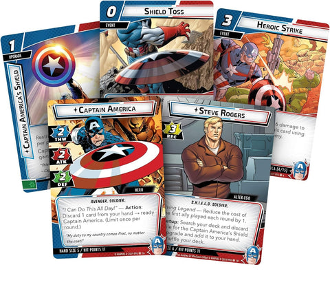 Marvel Champions: The Card Game – Captain America Hero Pack