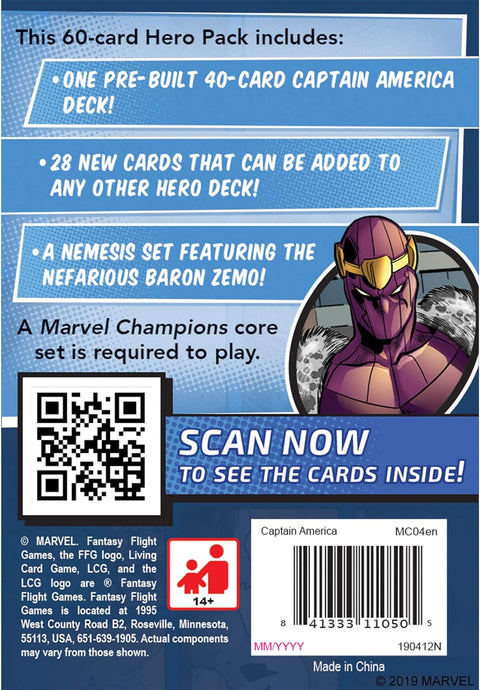 Marvel Champions: The Card Game – Captain America Hero Pack