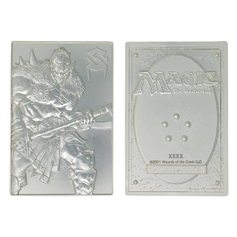 Magic the Gathering Garruk Wildspeaker Limited Edition Silver Plated Ingot